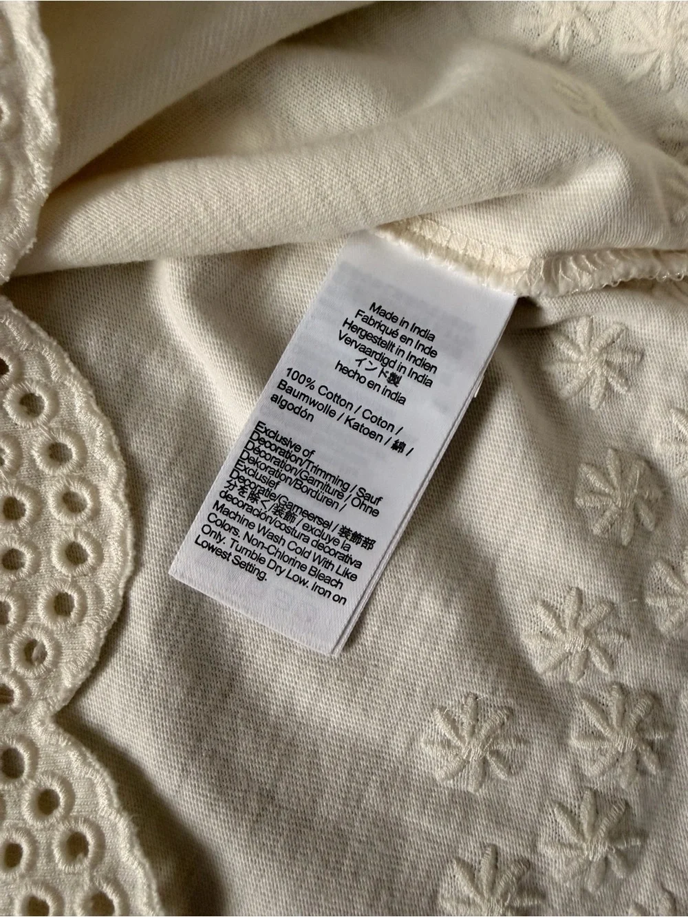 NEW • J. Crew • Premium-weight relaxed scalloped T-shirt